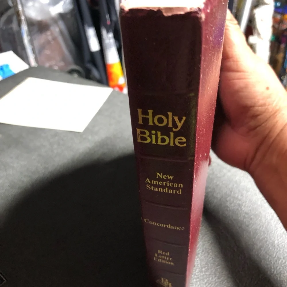 Holy Bible New American Standard Burgundy Cover Portable by B&H 1977